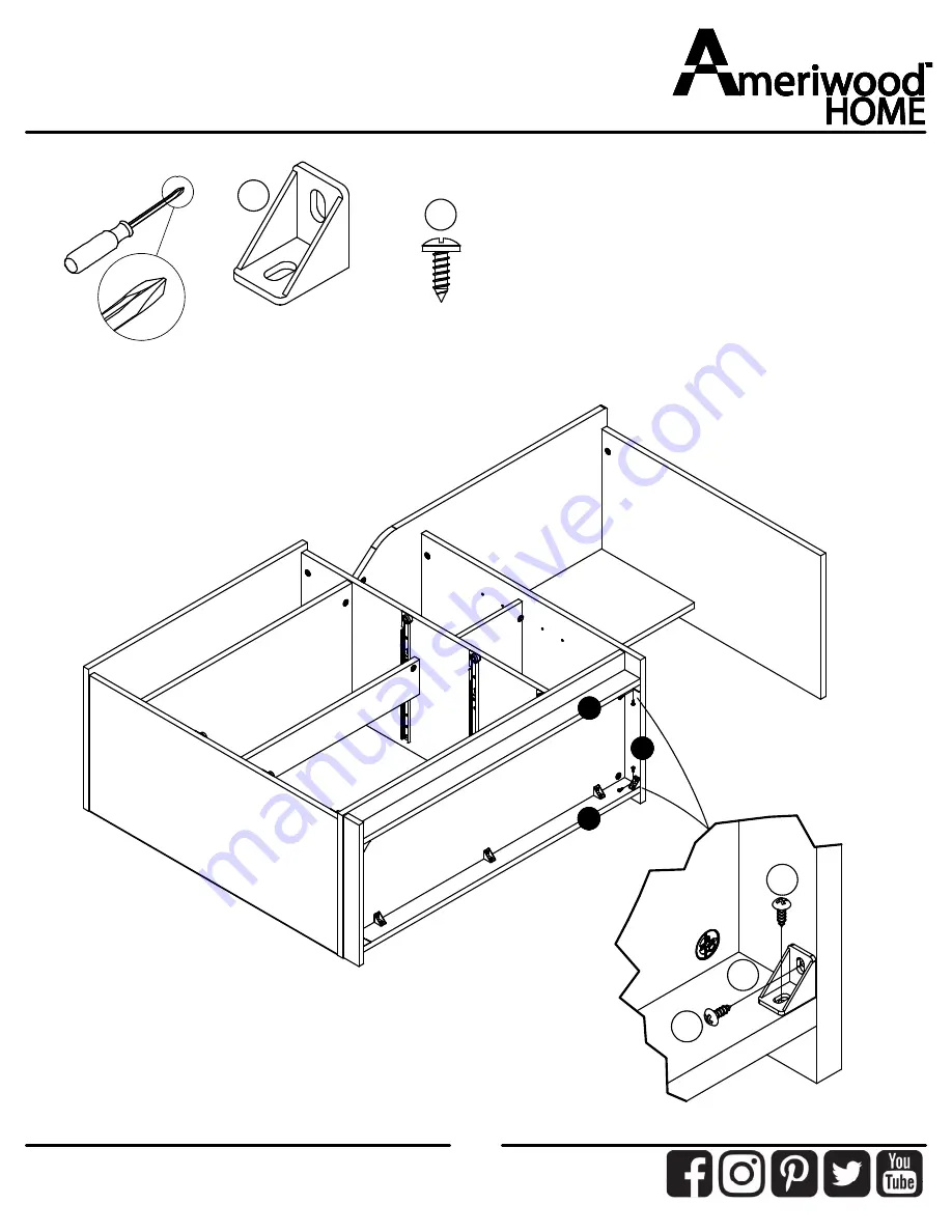 Ameriwood HOME 9866335COM Скачать руководство пользователя страница 29