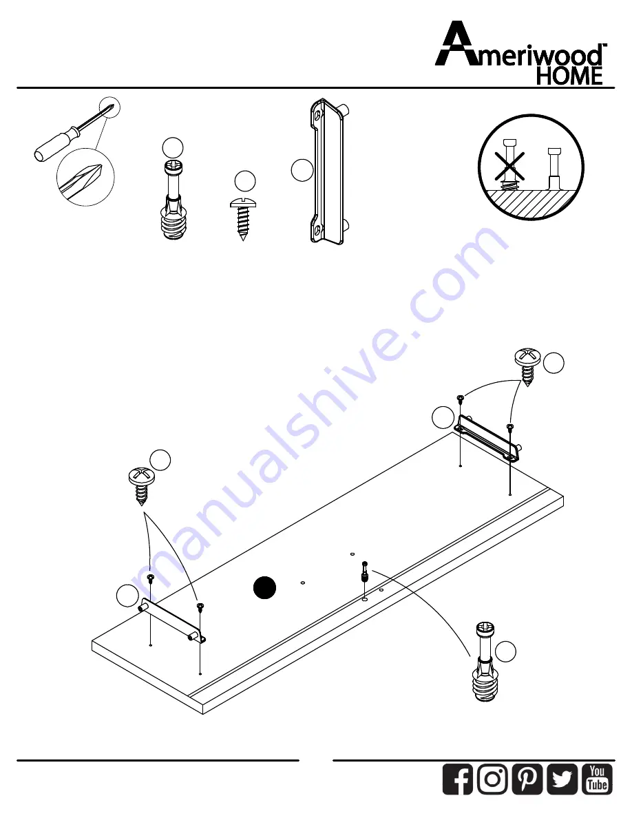 Ameriwood HOME 9866335COM Скачать руководство пользователя страница 30