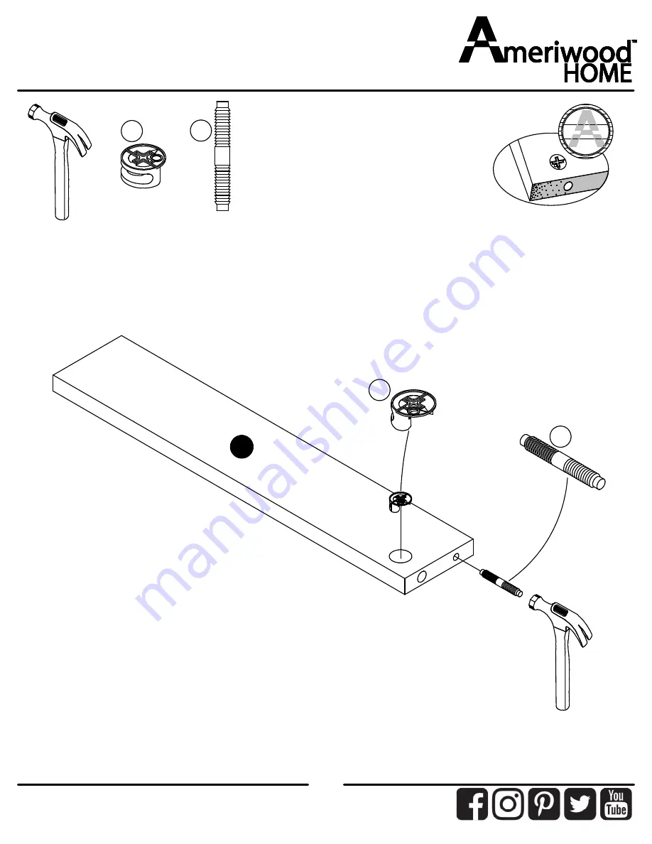 Ameriwood HOME 9866335COM Скачать руководство пользователя страница 32