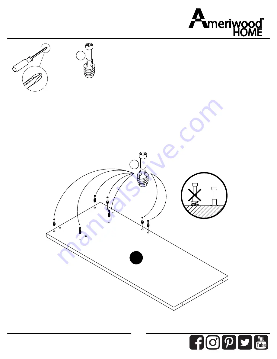 Ameriwood HOME 9896340COM Скачать руководство пользователя страница 16