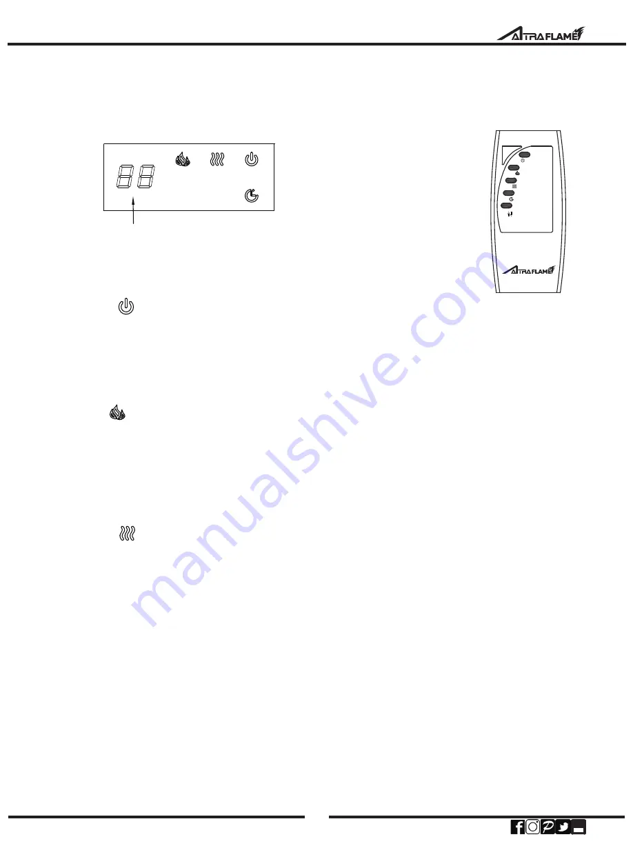 Ameriwood HOME AtraFlame 1860096COM Manual Download Page 5