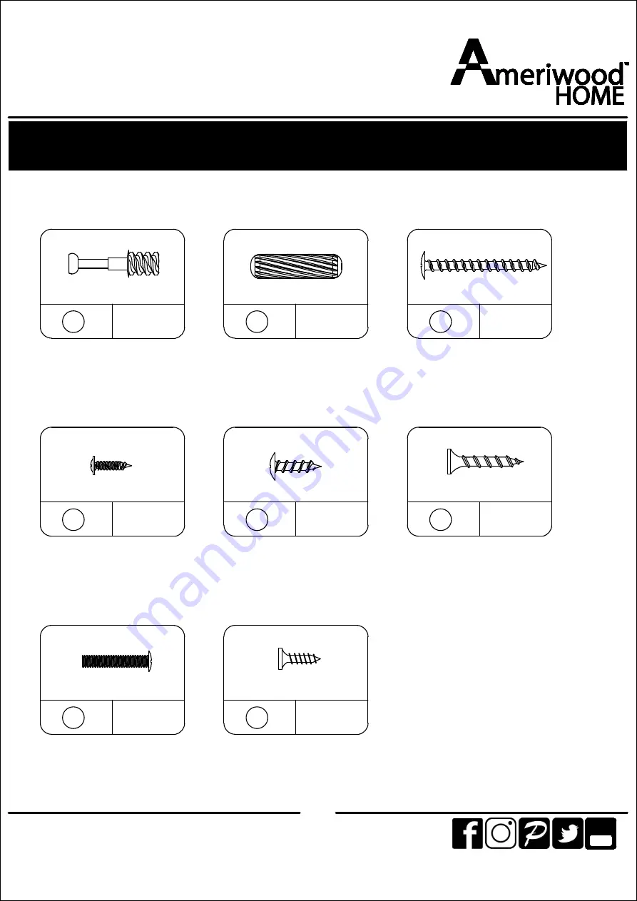 Ameriwood HOME Barrow Creek 1807015COM Manual Download Page 7