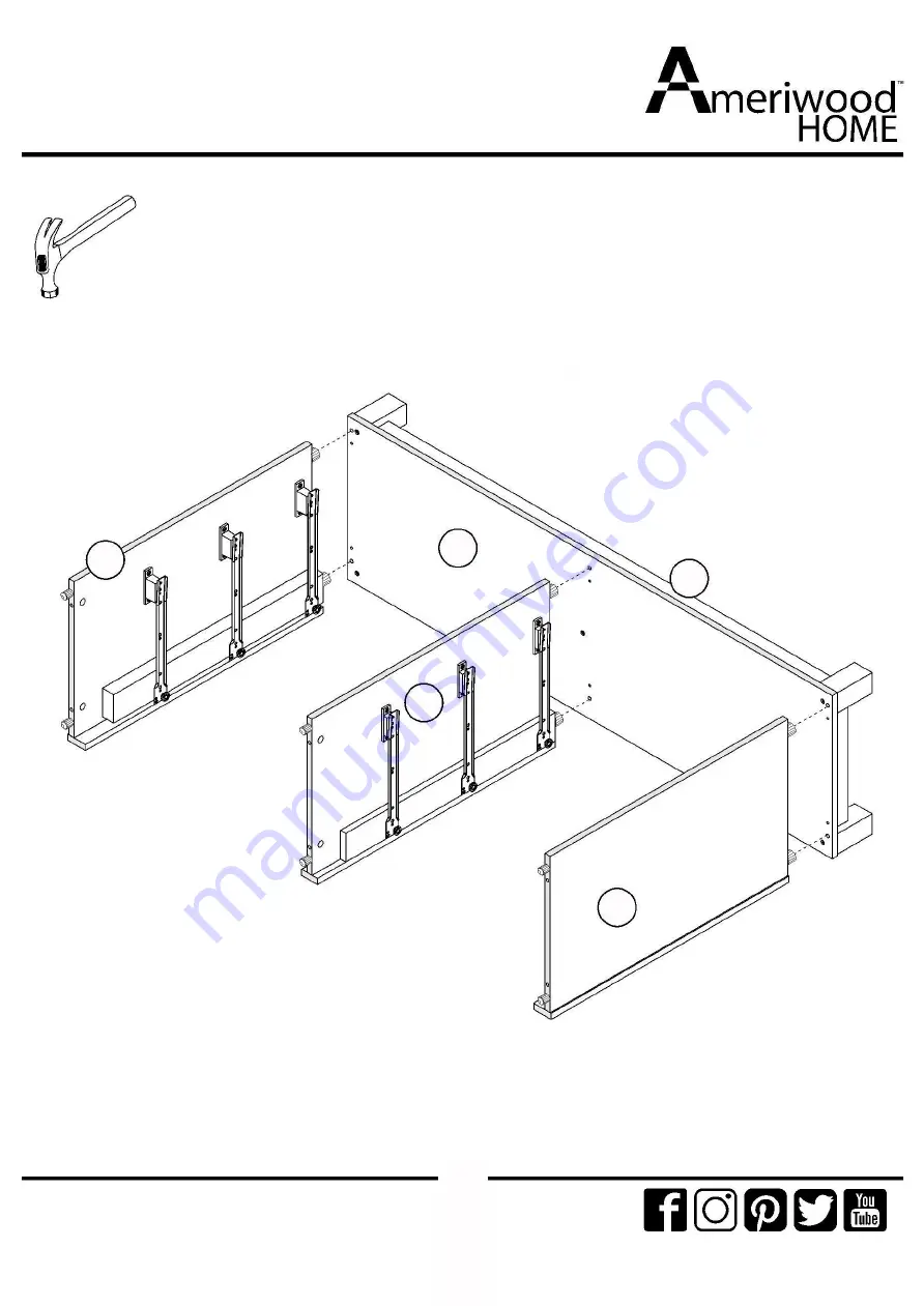 Ameriwood HOME Carver 5987196COM Instruction Booklet Download Page 26