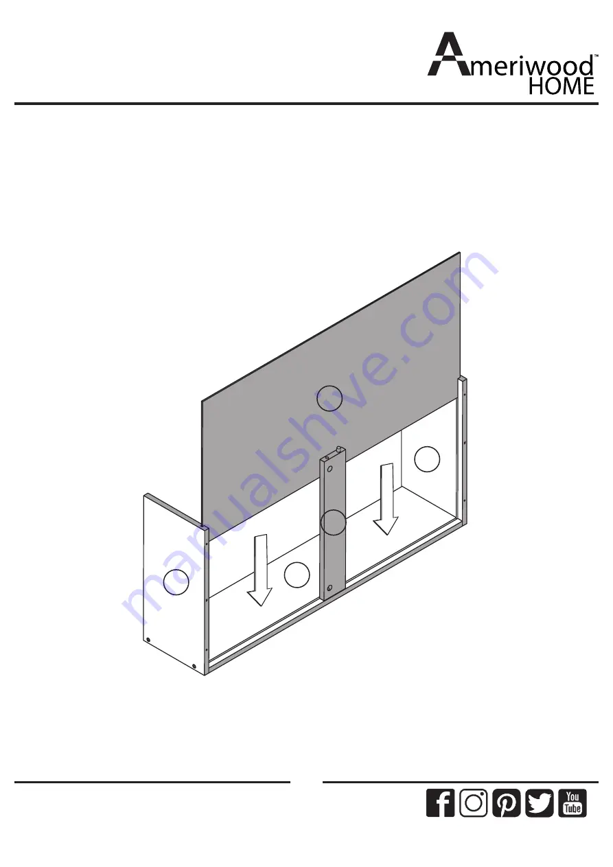 Ameriwood HOME Colebrook 5555550COM Скачать руководство пользователя страница 30