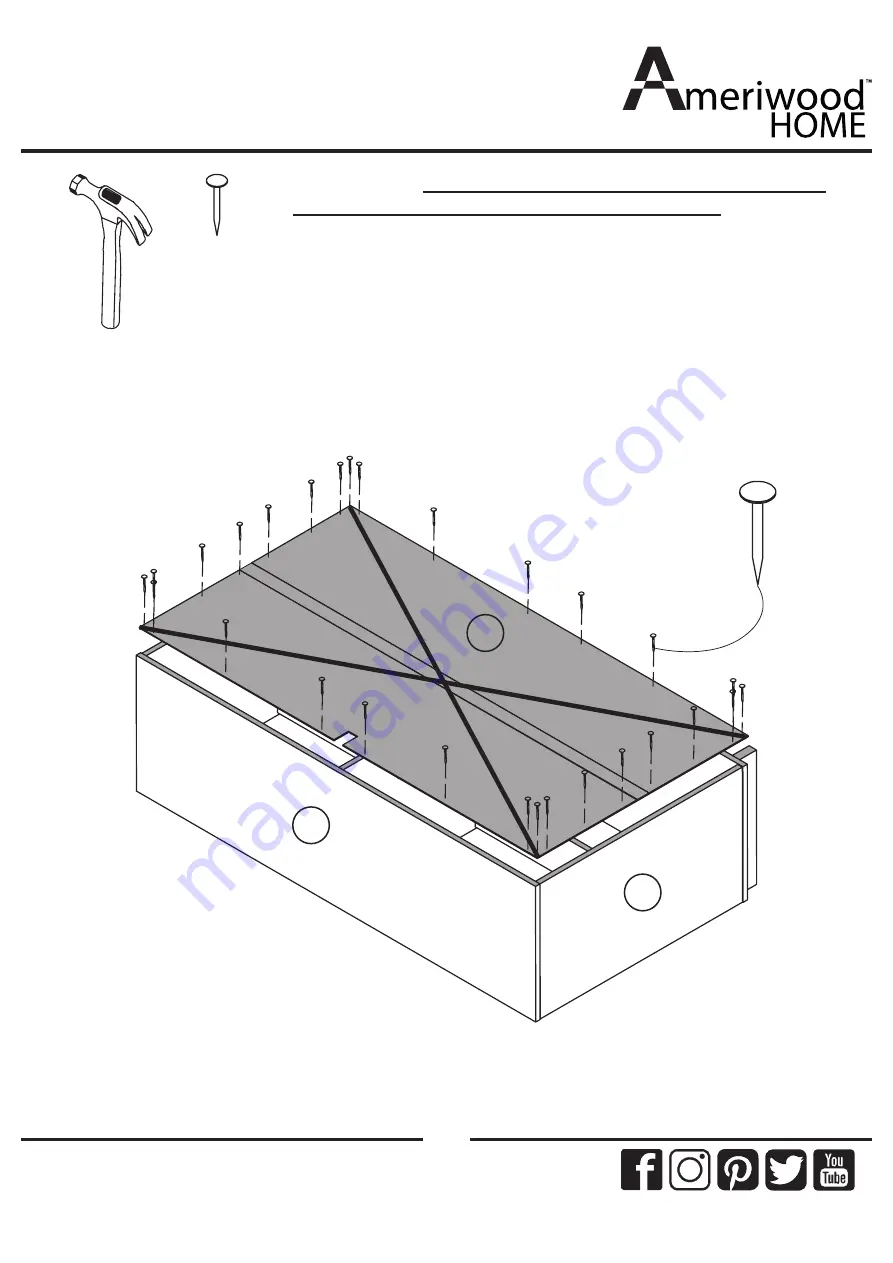 Ameriwood HOME Colebrook 5969502COM Скачать руководство пользователя страница 25