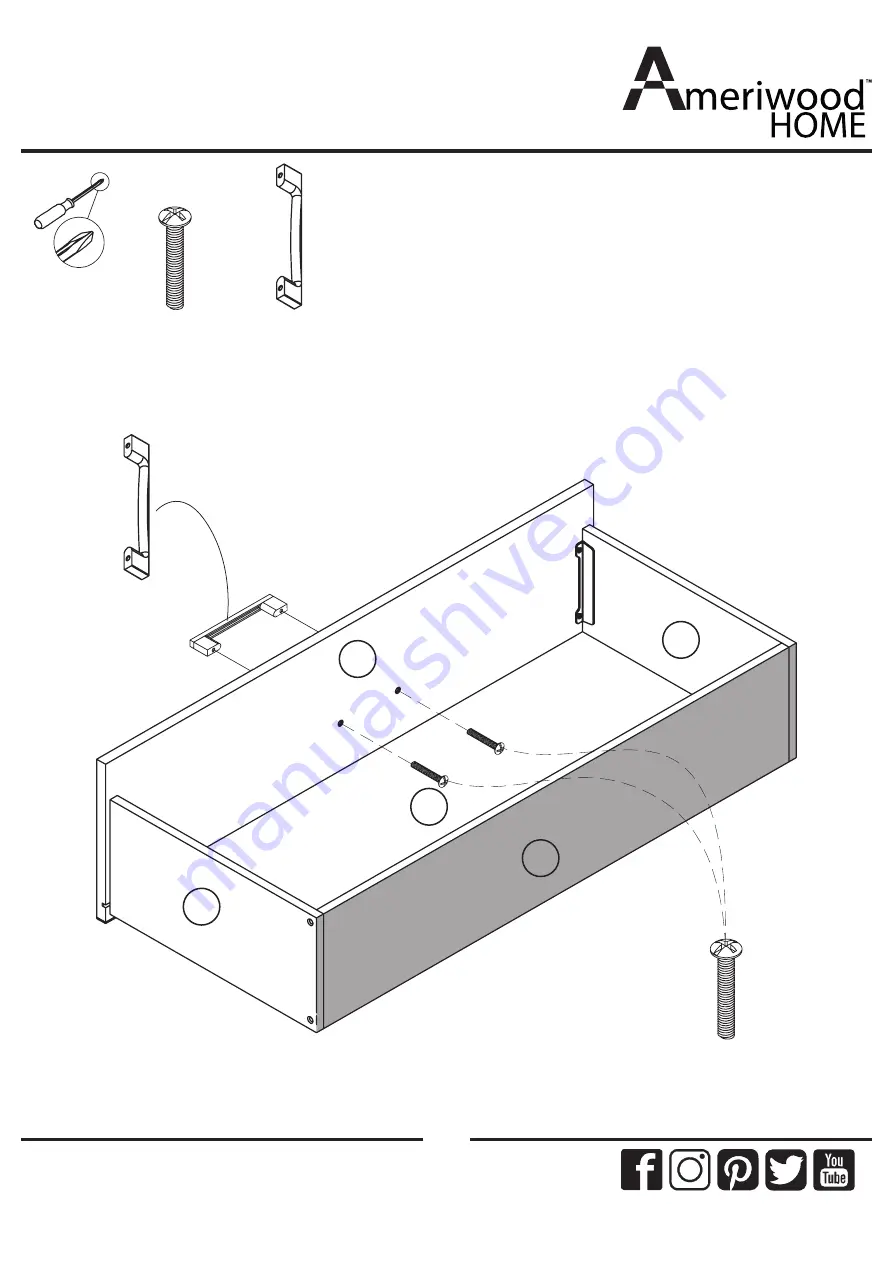 Ameriwood HOME Colebrook 5969502COM Manual Download Page 32