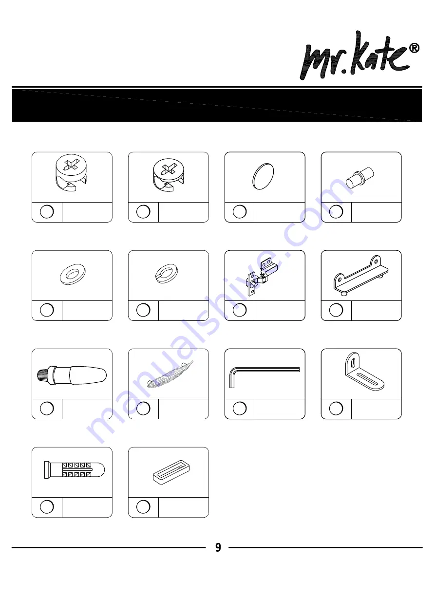 Ameriwood HOME mr.Kate 2613408COM Instruction Booklet Download Page 7