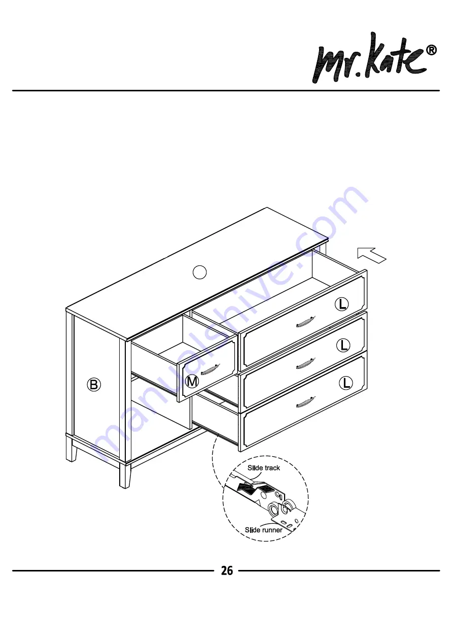 Ameriwood HOME mr.Kate 2613408COM Скачать руководство пользователя страница 24