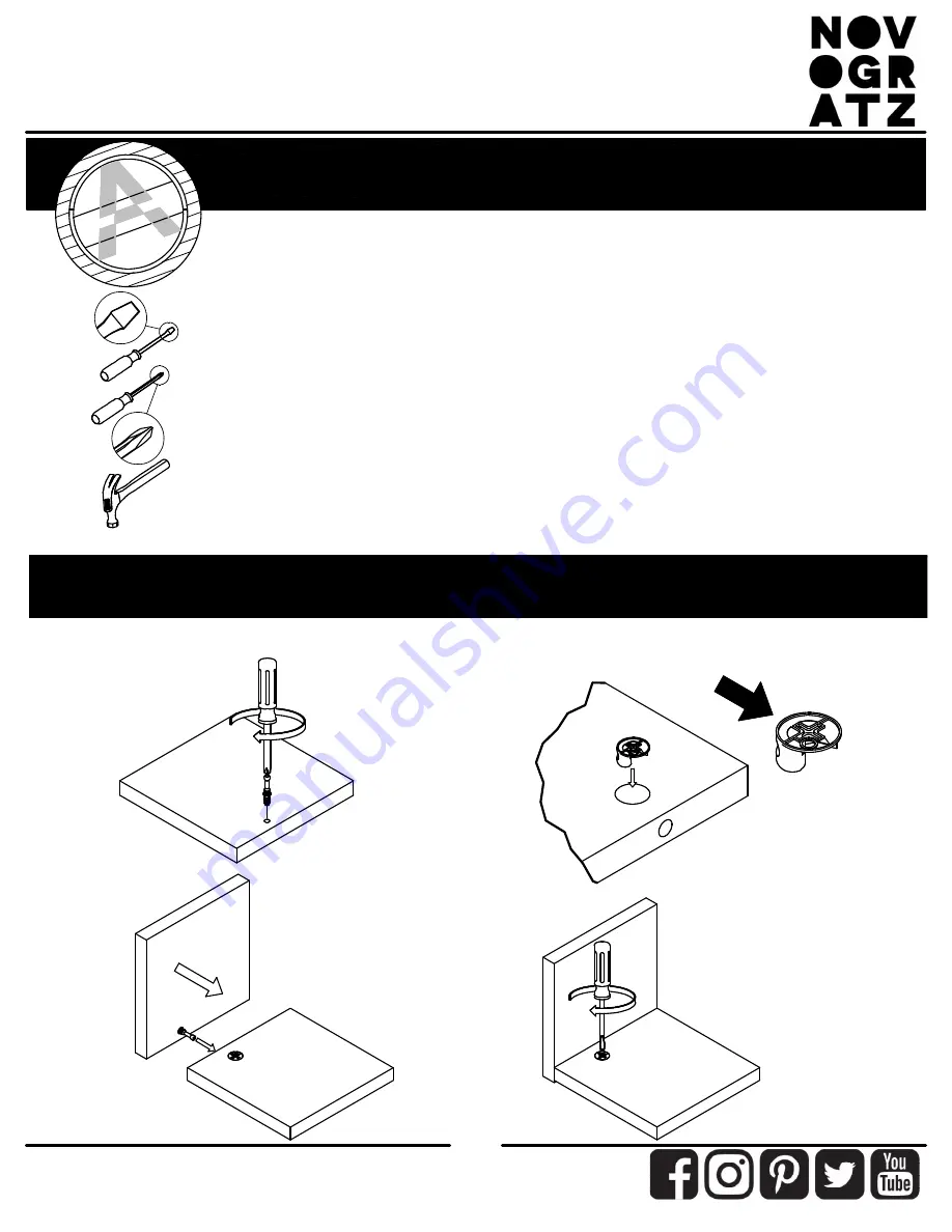 Ameriwood HOME NOVOGRATZ 5744015COM Скачать руководство пользователя страница 3