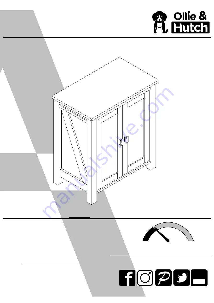 Ameriwood HOME Ollie & Hutch 4142846COM Manual Download Page 1