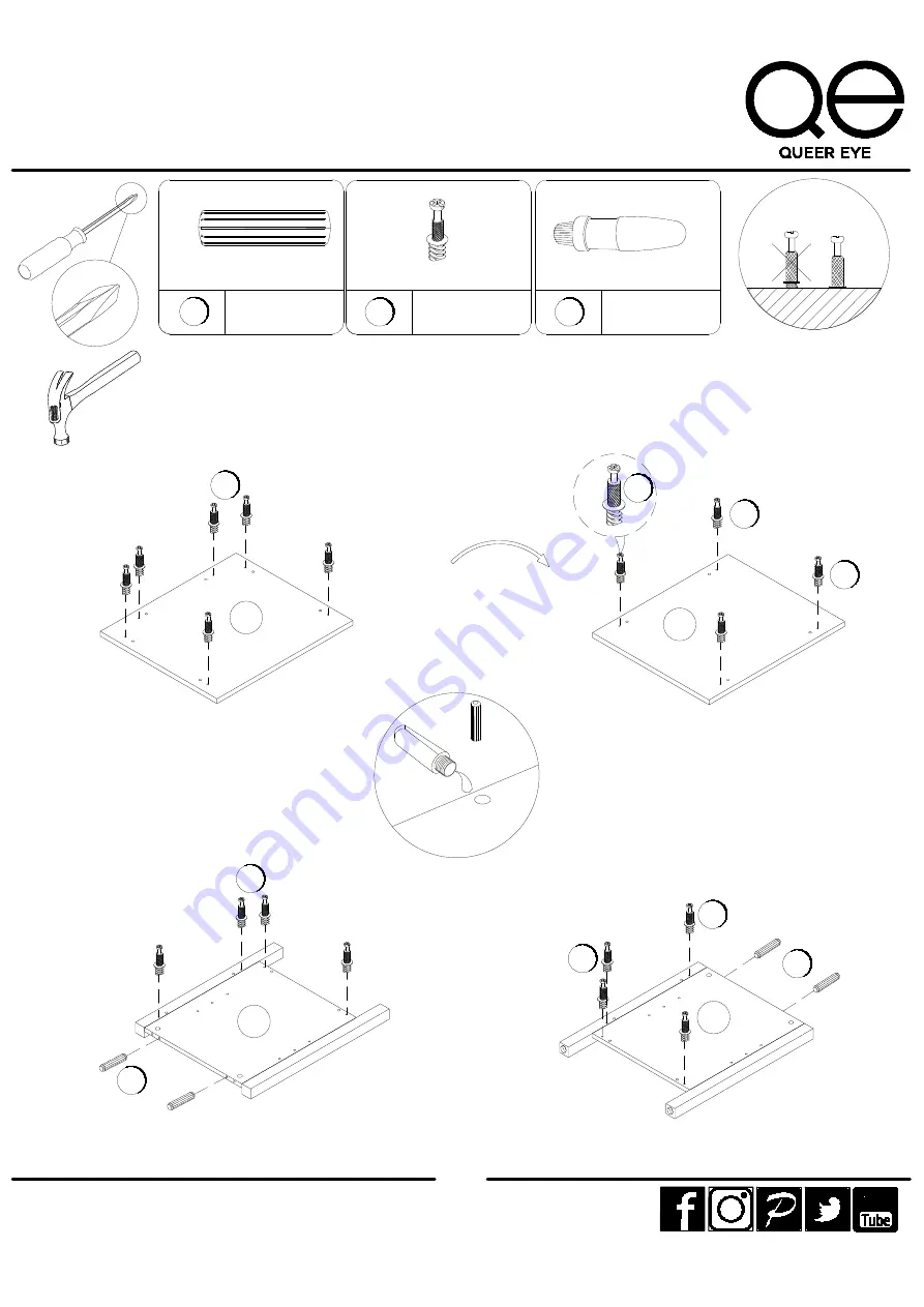 Ameriwood HOME QUEER EYE 6624348COM Скачать руководство пользователя страница 10