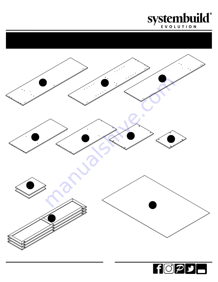 Ameriwood HOME Systembuild Evolution 1694015COM Скачать руководство пользователя страница 5