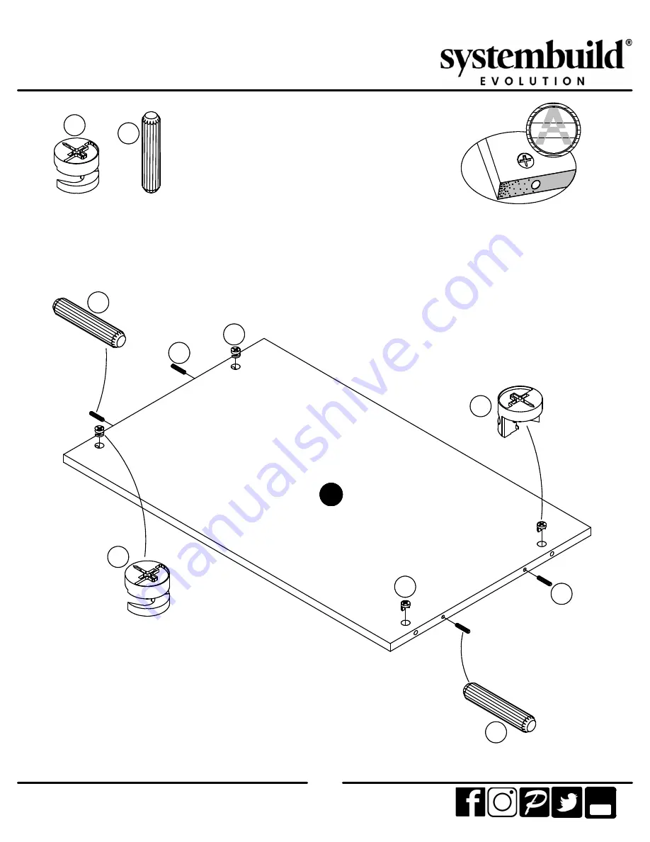 Ameriwood HOME Systembuild Evolution 1694015COM Скачать руководство пользователя страница 13