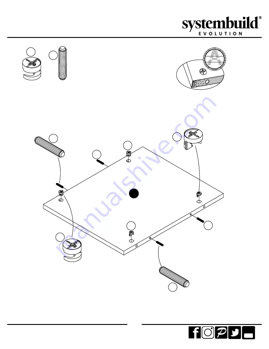 Ameriwood HOME Systembuild Evolution 1694015COM Manual Download Page 14