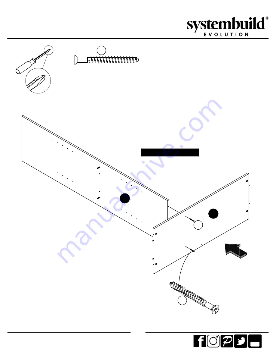 Ameriwood HOME Systembuild Evolution 1694015COM Скачать руководство пользователя страница 15