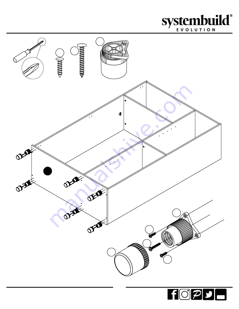 Ameriwood HOME Systembuild Evolution 1694015COM Скачать руководство пользователя страница 20