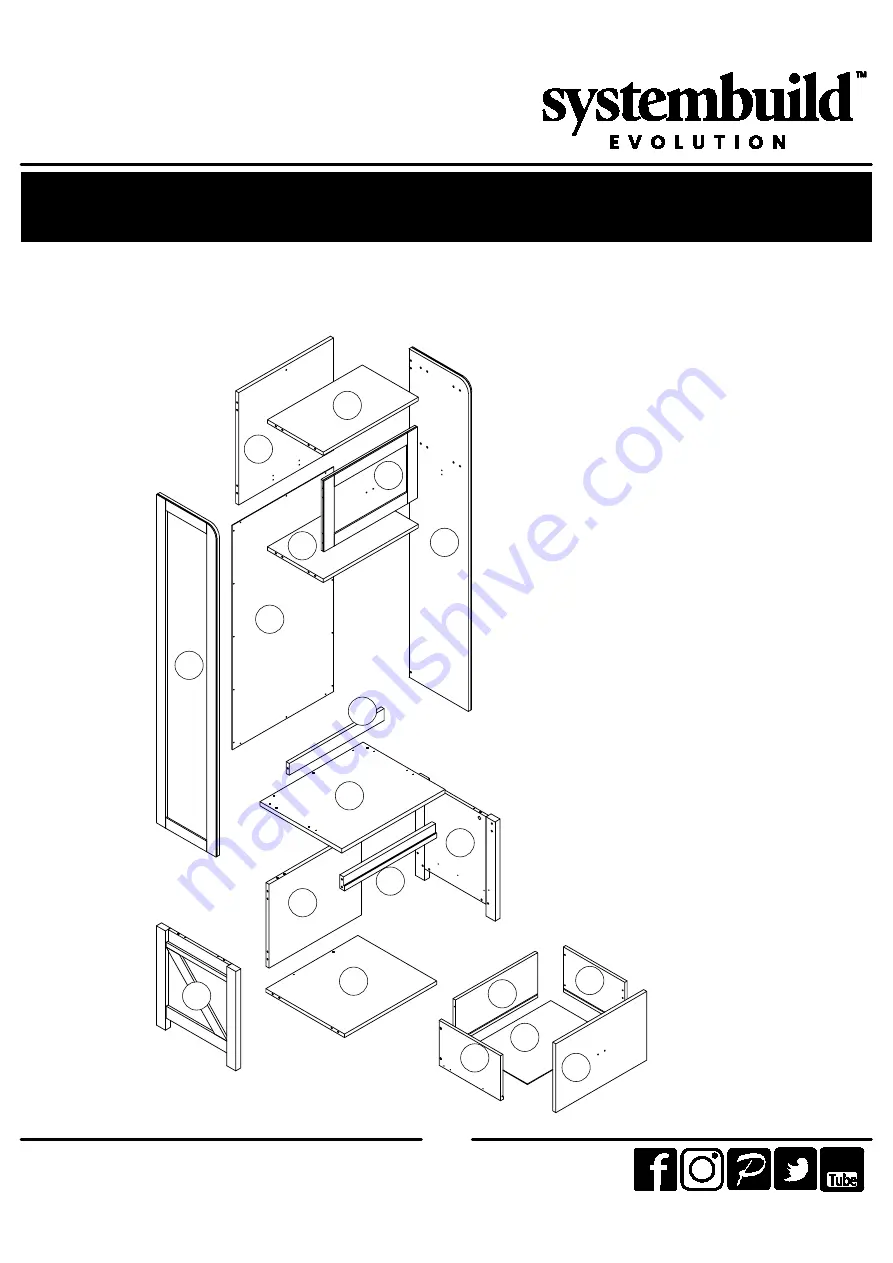 Ameriwood HOME systembuild EVOLUTION 7546884COM Скачать руководство пользователя страница 6