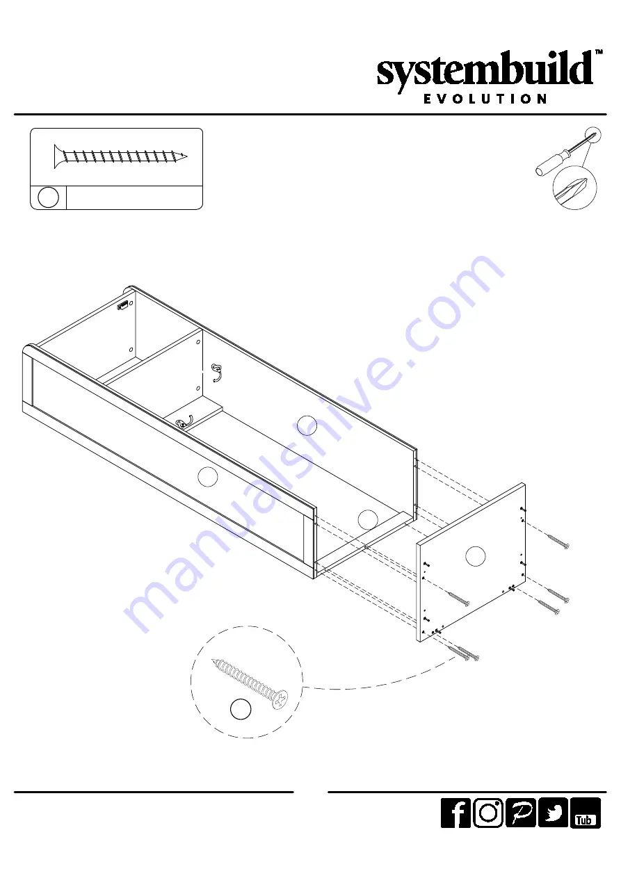 Ameriwood HOME systembuild EVOLUTION 7546884COM Скачать руководство пользователя страница 14