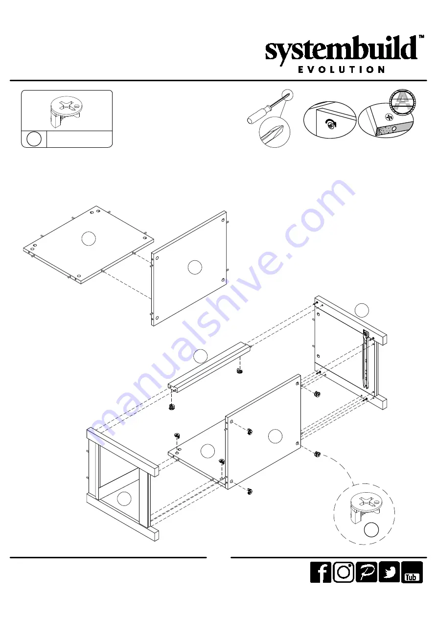 Ameriwood HOME systembuild EVOLUTION 7546884COM Скачать руководство пользователя страница 15