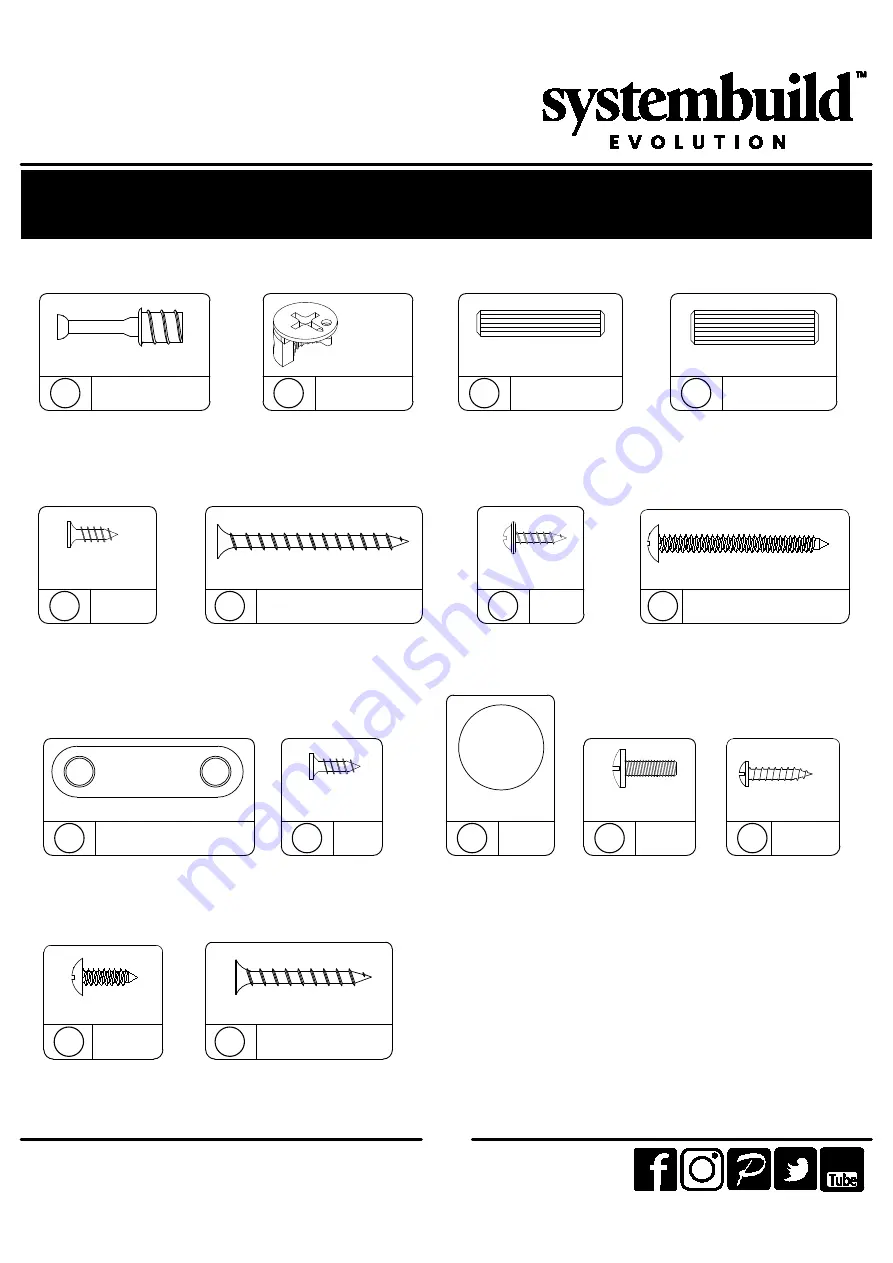 Ameriwood HOME Systembuild Evolution 7546886COM Manual Download Page 7