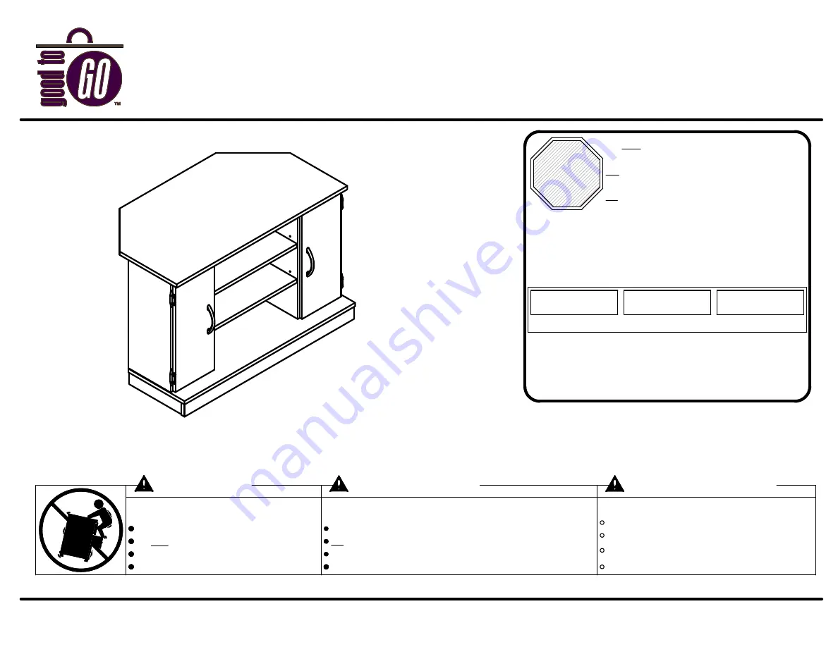 Ameriwood 1760303KP Manual Download Page 1