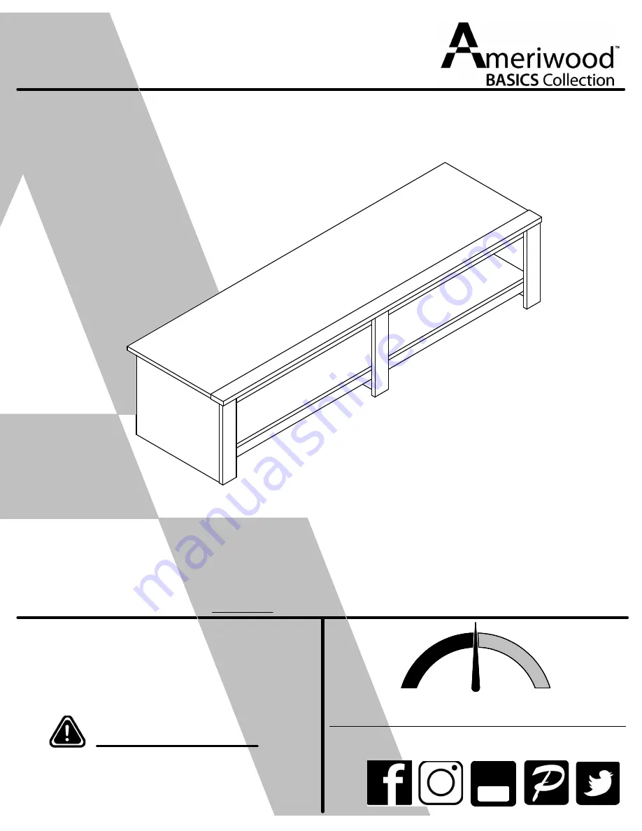 Ameriwood 1844335COM Скачать руководство пользователя страница 1