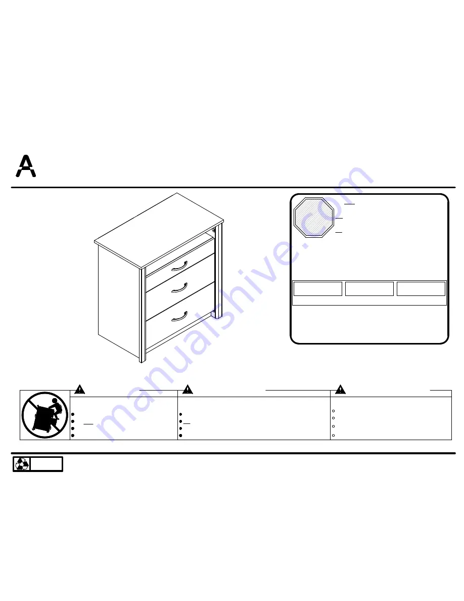 Ameriwood 5514301PCOM Assembly Instructions Manual Download Page 1