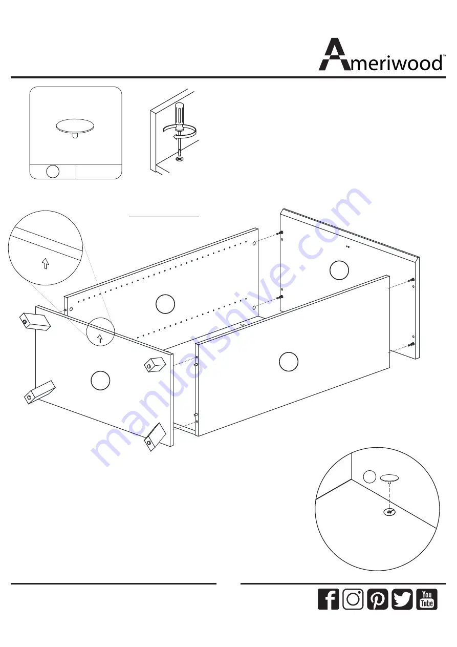 Ameriwood 9293196COM Instruction Booklet Download Page 14