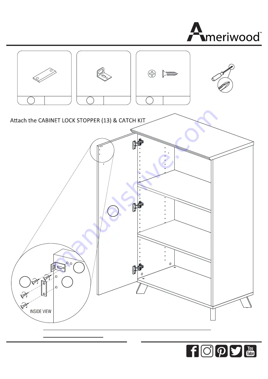 Ameriwood 9293196COM Instruction Booklet Download Page 18