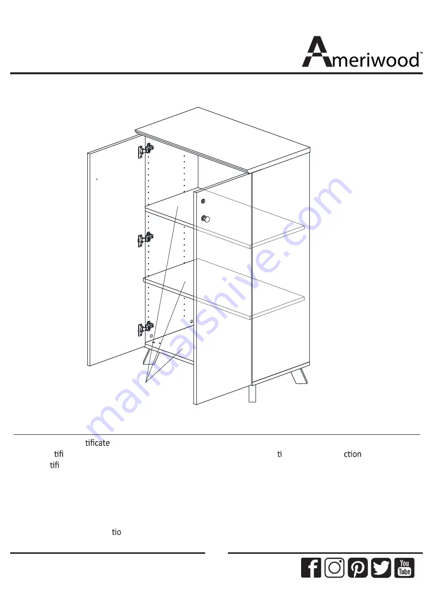 Ameriwood 9293196COM Instruction Booklet Download Page 23