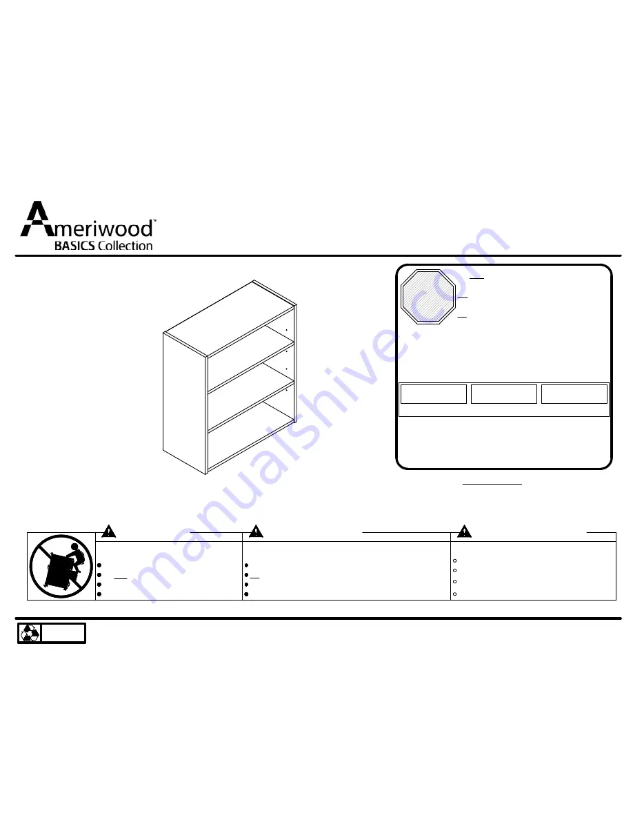 Ameriwood 9651320COM Manual Download Page 1