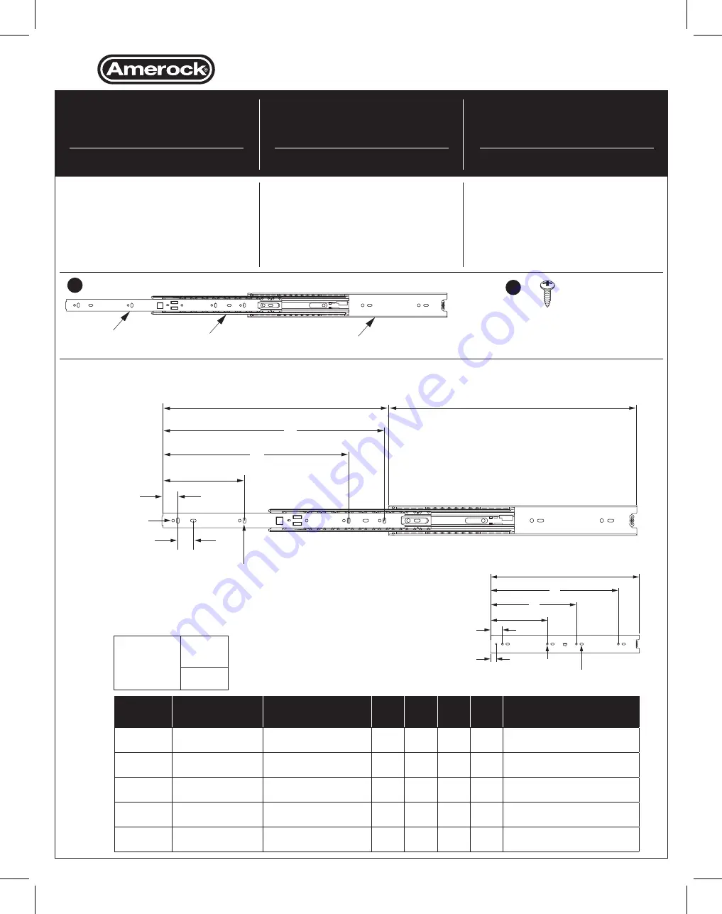 Amerock 703 Series Installation Instructions Download Page 1