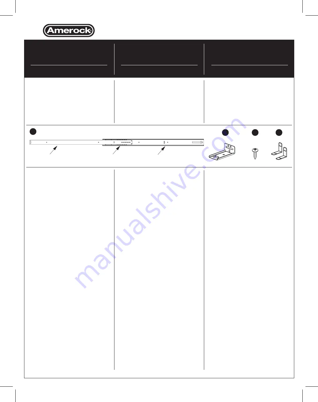 Amerock 707 Series Installation Instructions Download Page 1