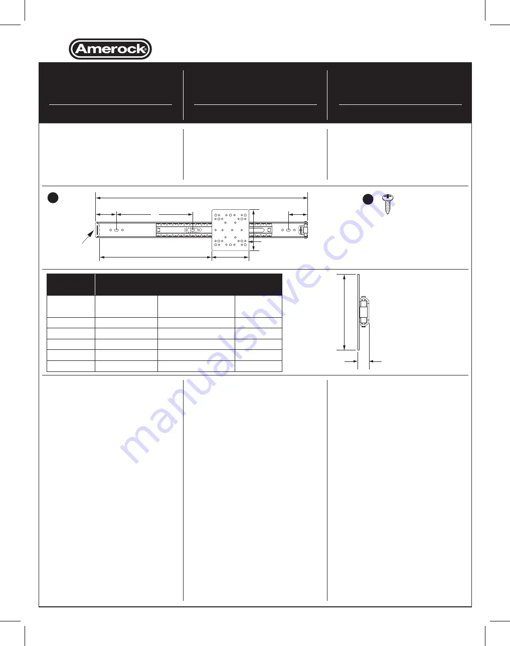 Amerock 708 Series Installation Instructions Download Page 1