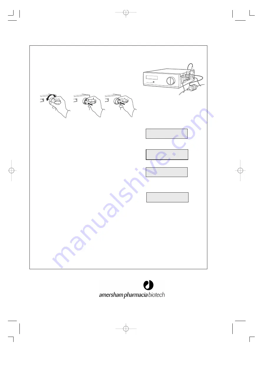 Amersham Pharmacia Biotech AKTA design pH/C-900 Скачать руководство пользователя страница 40