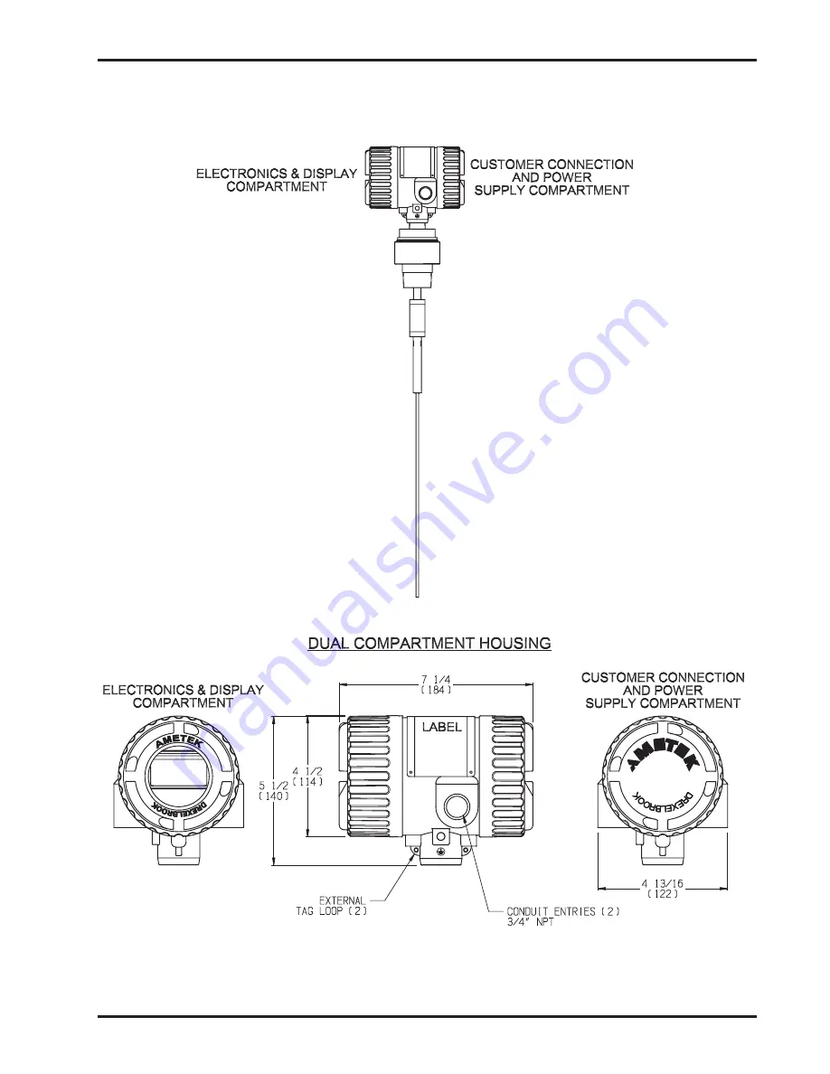 Ametek Drexelbrook Impulse GW Series Installation And Operating Instructions Manual Download Page 25