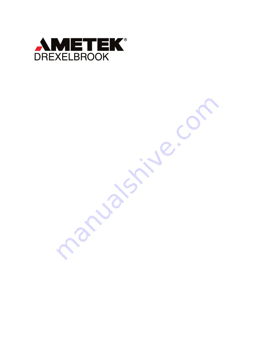 Ametek Drexelbrook ThePoint Series Installation And Operating Instructions Manual Download Page 1