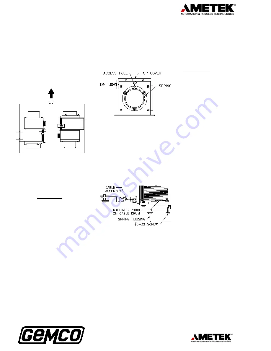 Ametek 925 Series Installation & Service Manual Download Page 1