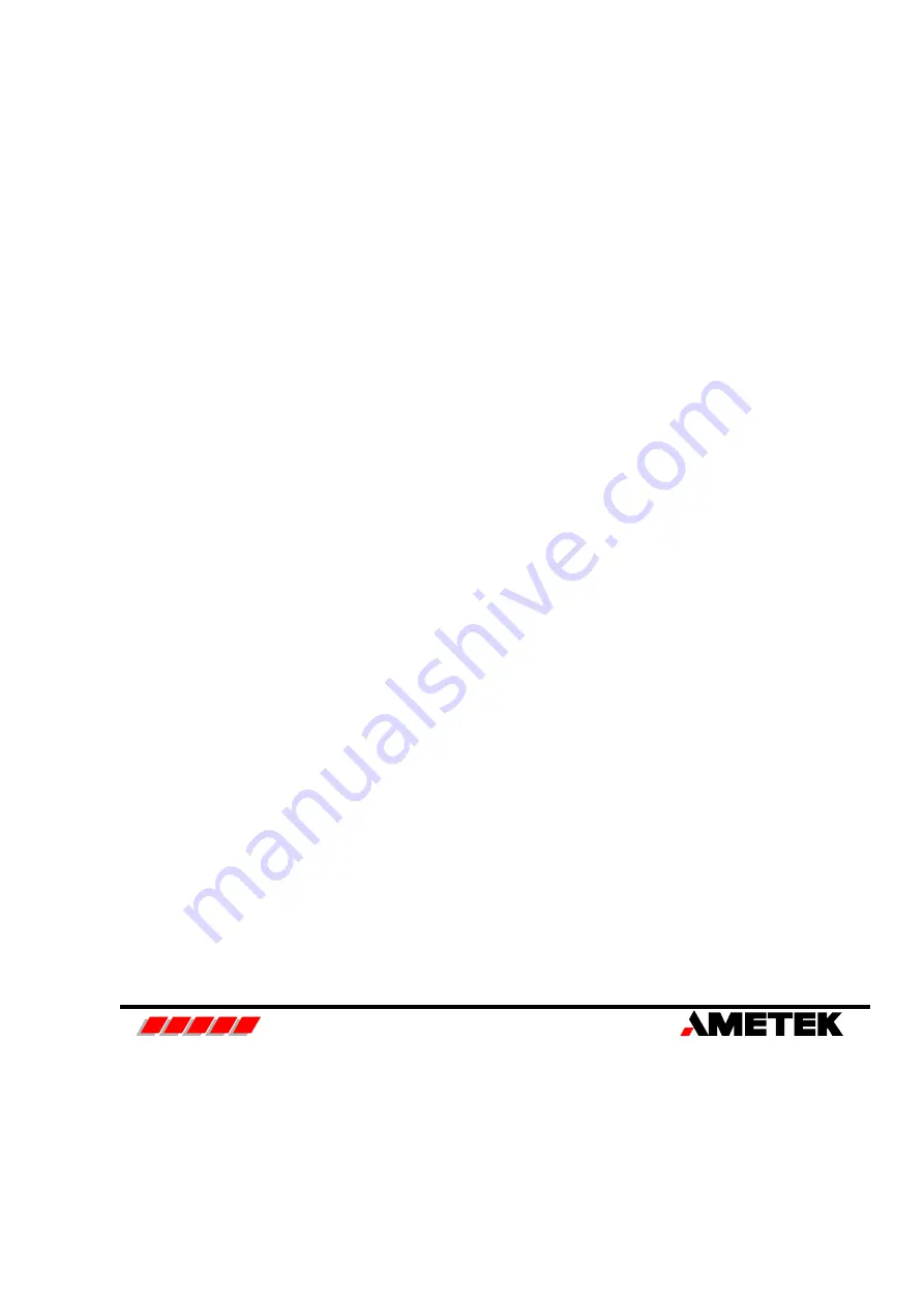 Ametek DR1223 Service Manual Download Page 1