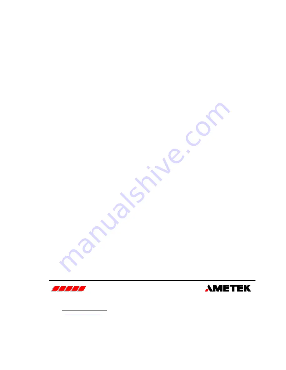 Ametek EN14 Service And Parts Manual Download Page 1