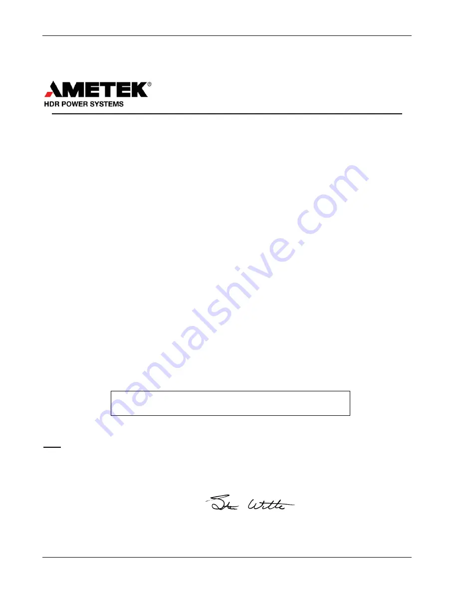 Ametek SHPF3 Series Instruction, Operation And Maintenance Manual Download Page 38