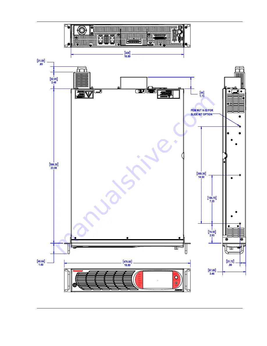 Ametek Sorensen Asterion DC Series Скачать руководство пользователя страница 48