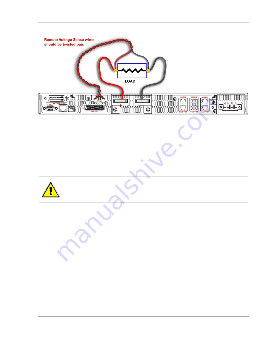 Ametek Sorensen Asterion DC Series Operation Manual Download Page 65