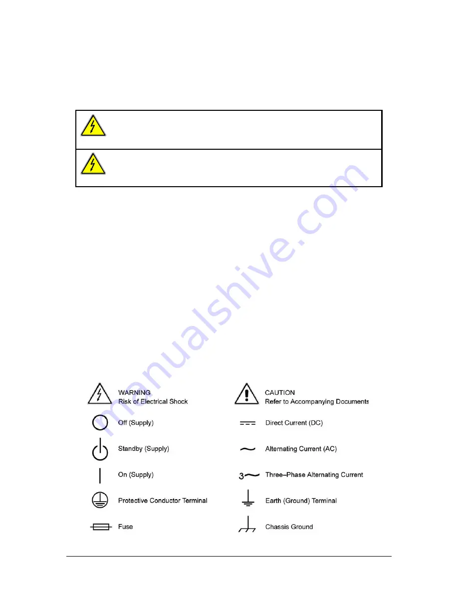 Ametek Sorensen XFR 1200 Watt Series Operation Manual Download Page 7