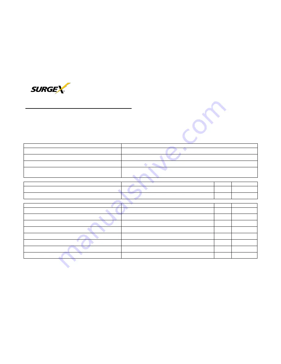 Ametek Surgex SA-20-AR User Manual Download Page 17