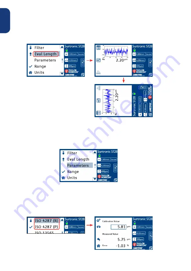 Ametek TAYLOR HOBSON Surtronic S-100 Series User Manual Download Page 38