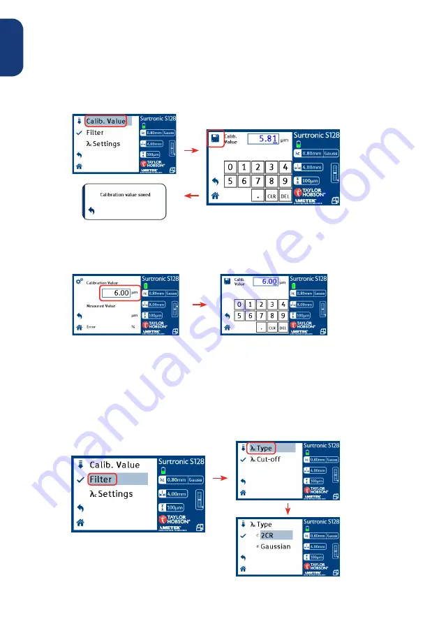 Ametek TAYLOR HOBSON Surtronic S-100 Series User Manual Download Page 44