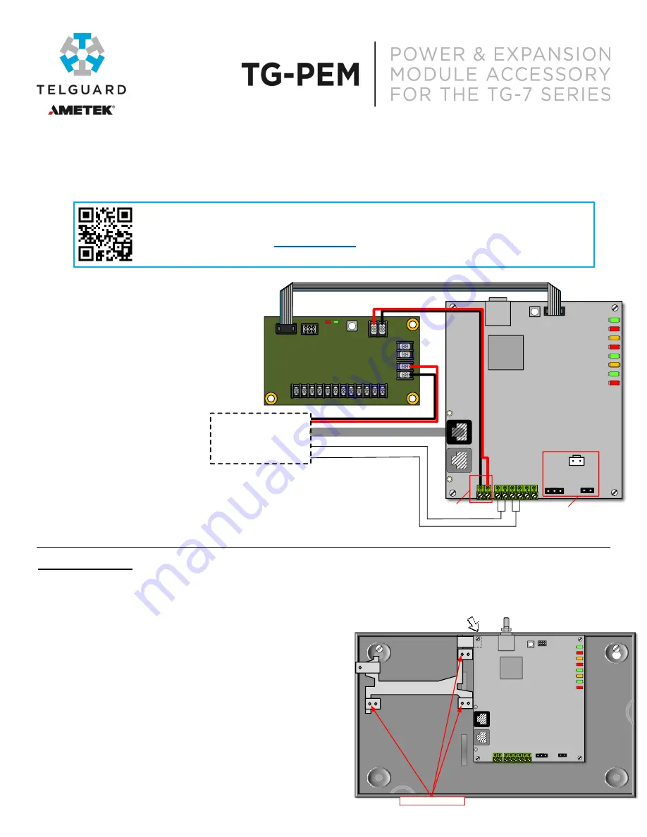 Ametek TELGUARD TG-PEM Quick Install Manual Download Page 1