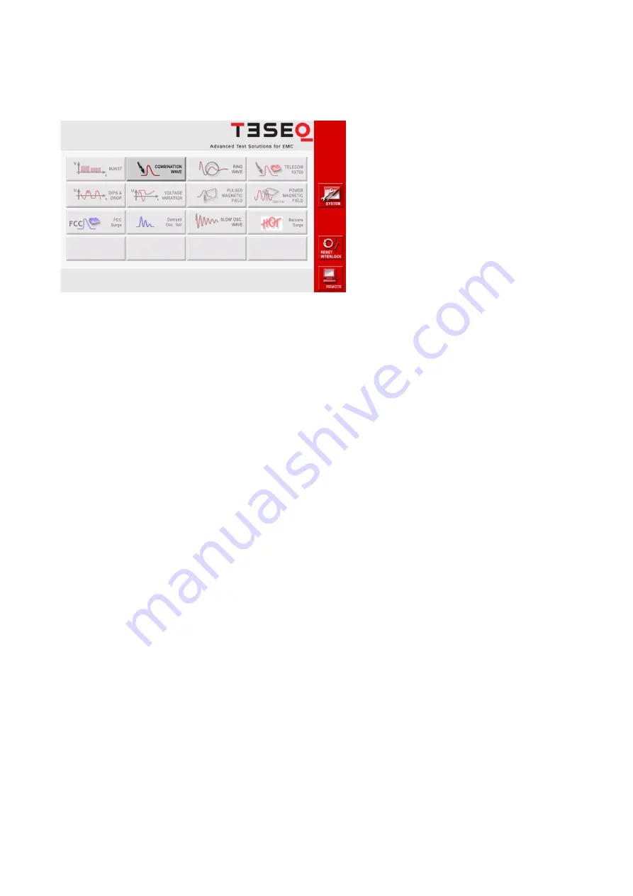 Ametek Teseq NSG 3150 User Manual Download Page 19