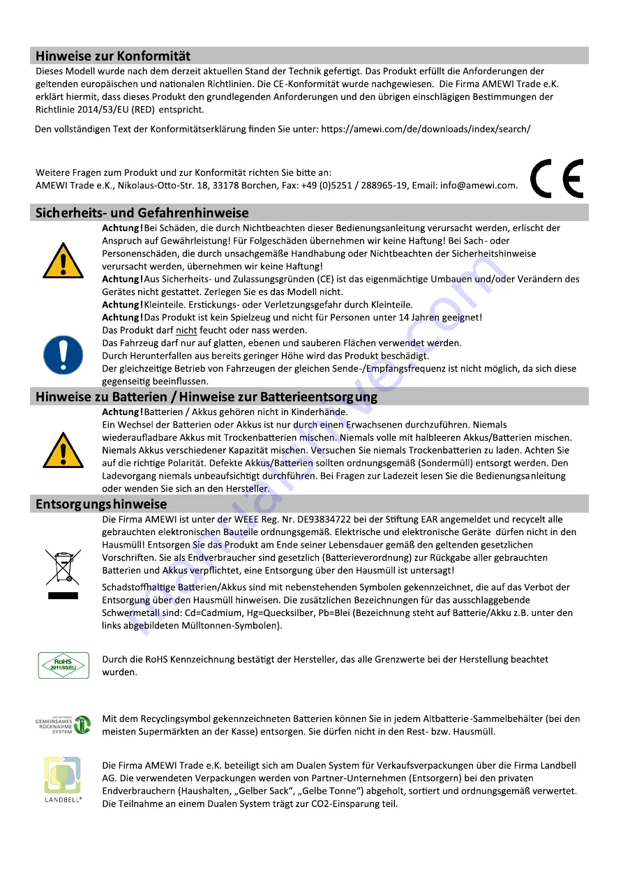 Amewi AMB74 Instruction Manual Download Page 2